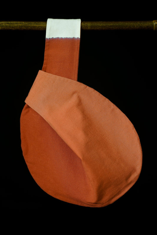 TOZAI Knot bag | reddish brown gradient