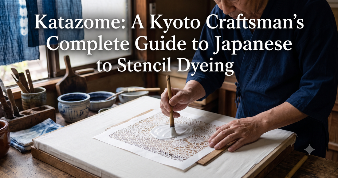 Katazome: A Kyoto Craftsman's Complete Guide to Japanese Stencil Dyeing