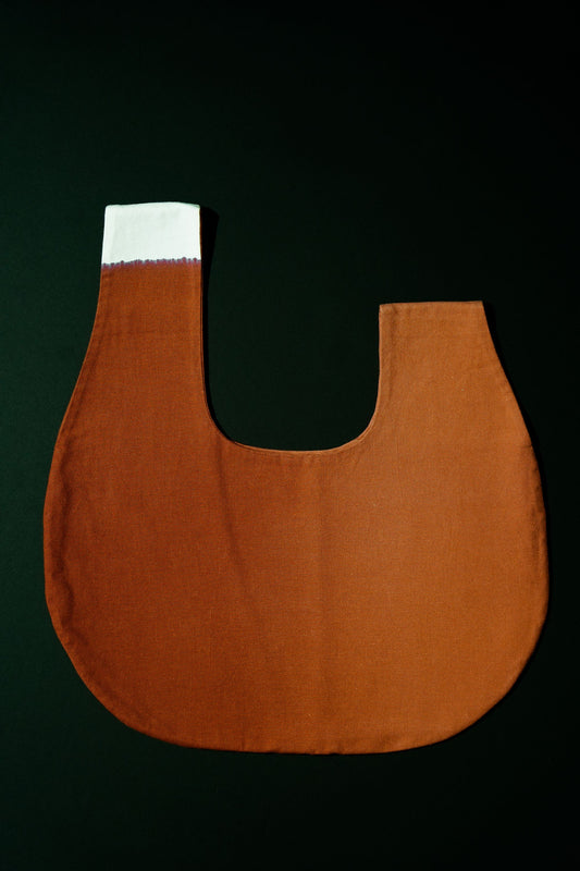 TOZAI Knot bag | reddish brown gradient