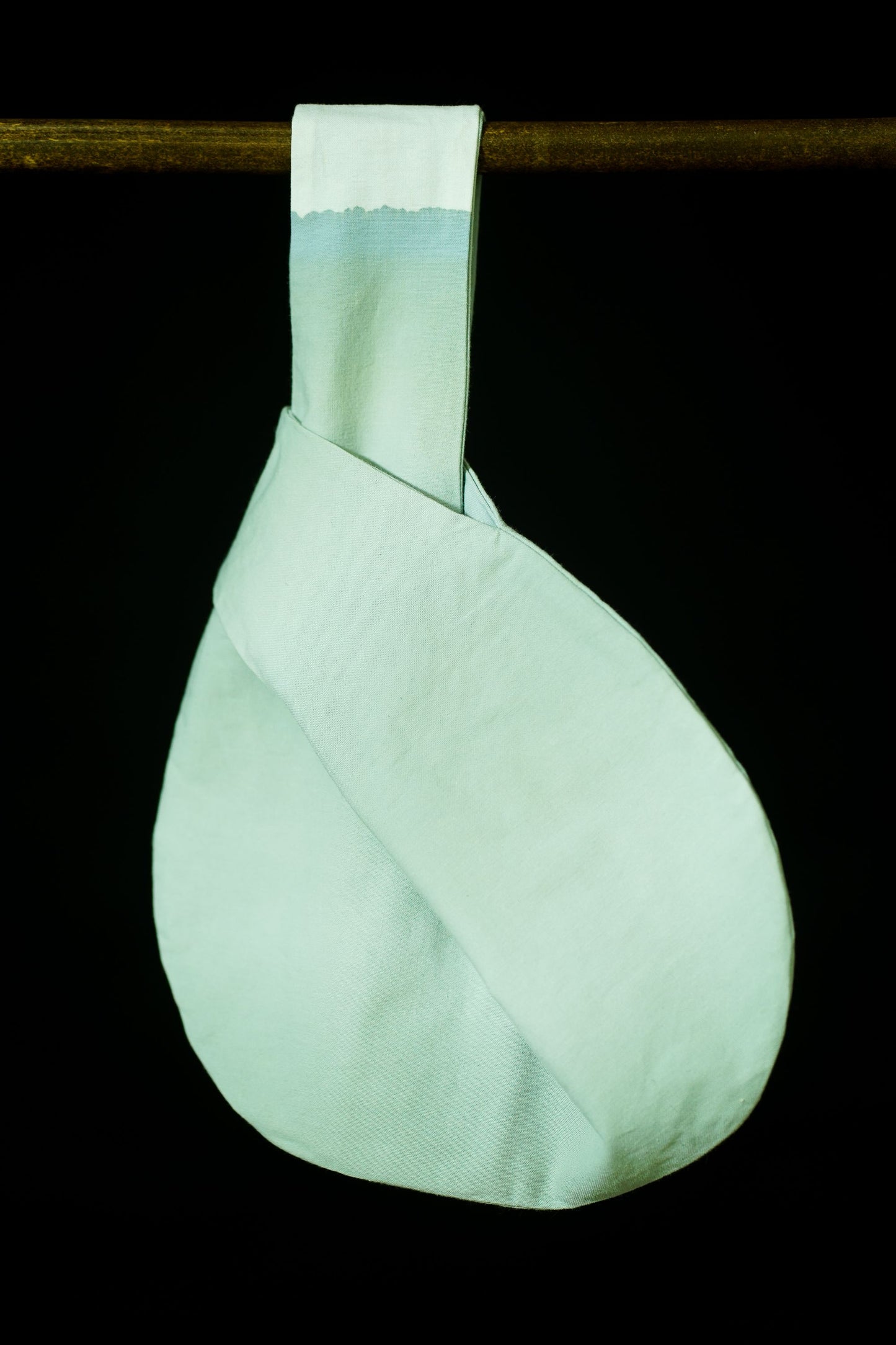 TOZAI Knot bag | green gradient（Horizontal）