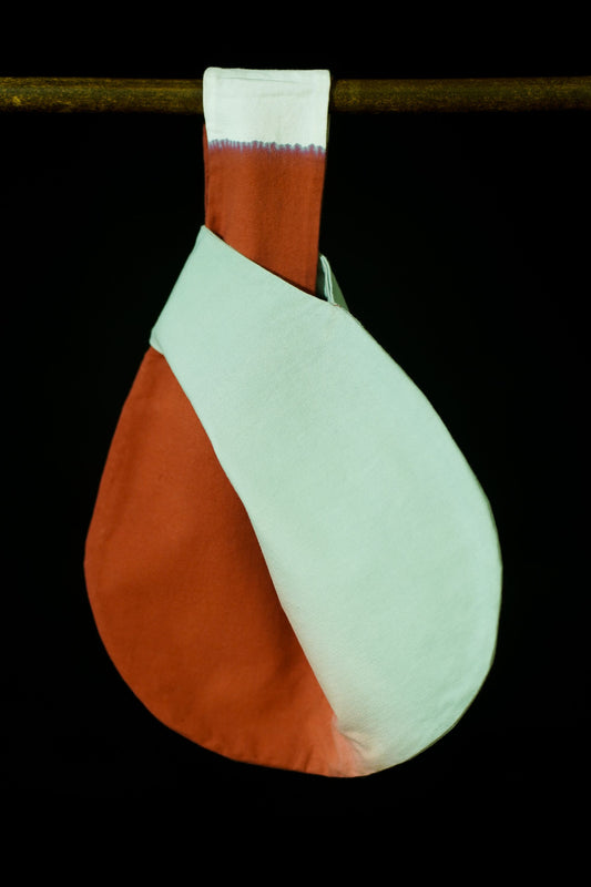 TOZAI Knot bag | two color gradient