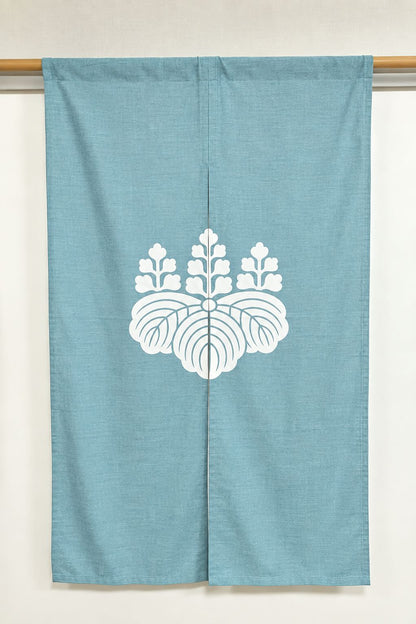 Cotton Noren | Kamon（Crest） - asagiiro