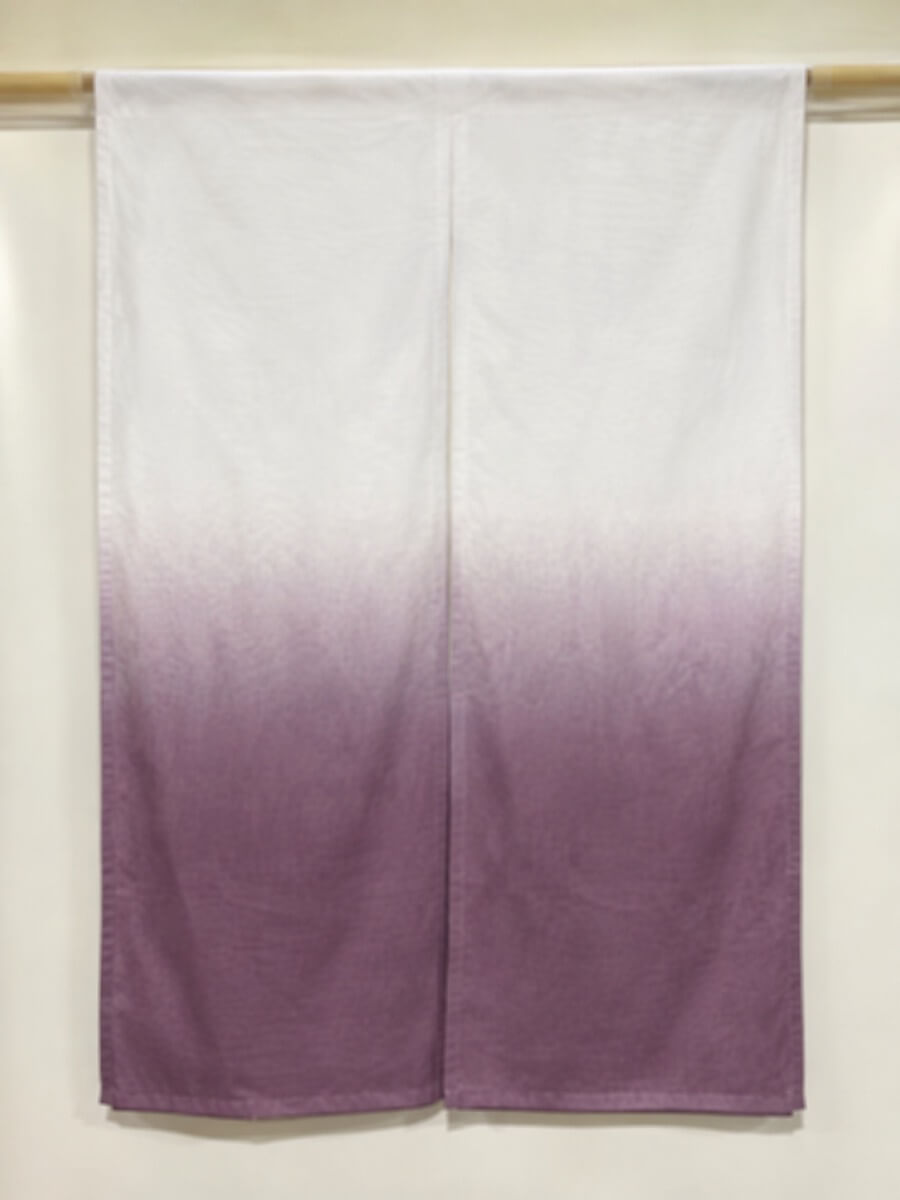 Cotton Noren | Gradient - kodaimurasaki
