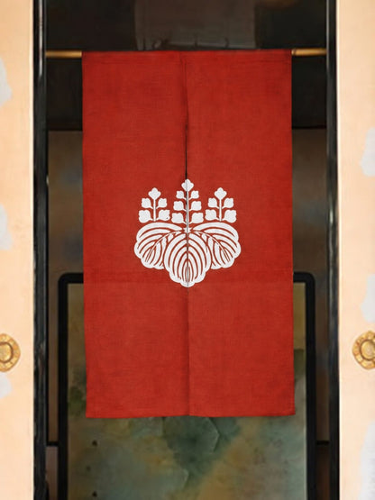 Linen Noren | Kamon(Crest) - akaneiro