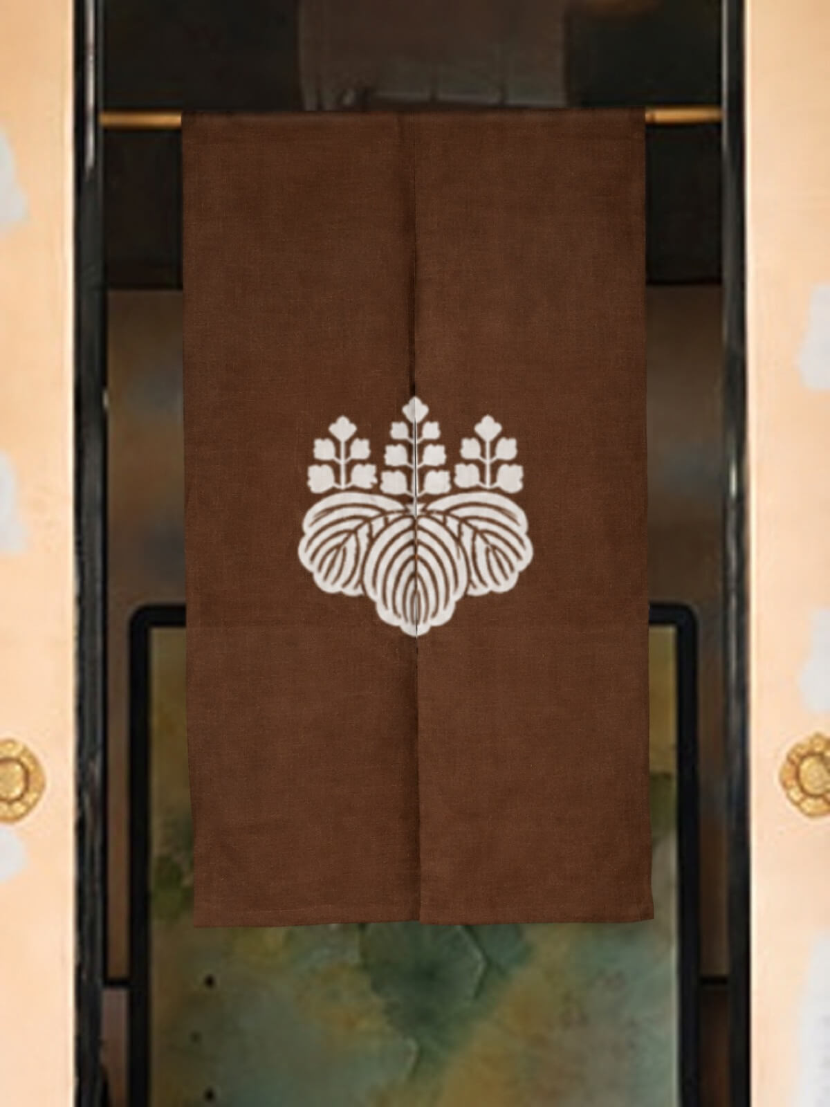 Linen Noren | Kamon(Crest) - ebicha
