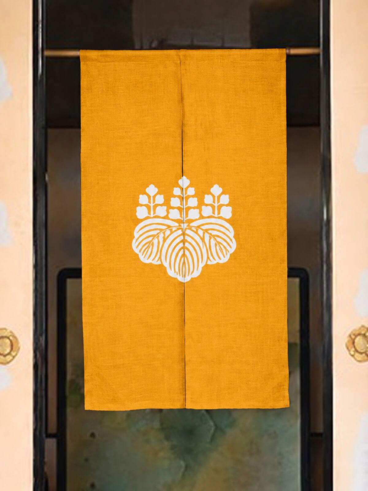 Linen Noren | Kamon(Crest) - himawariiro