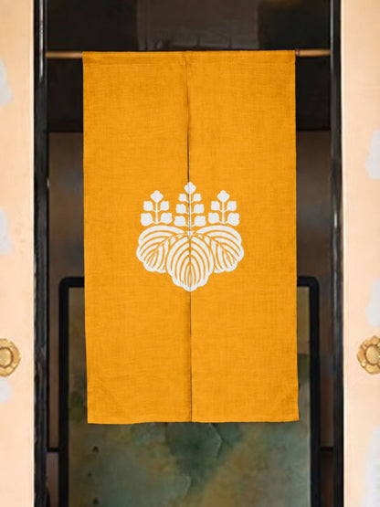 Linen Noren | Kamon(Crest) - himawariiro