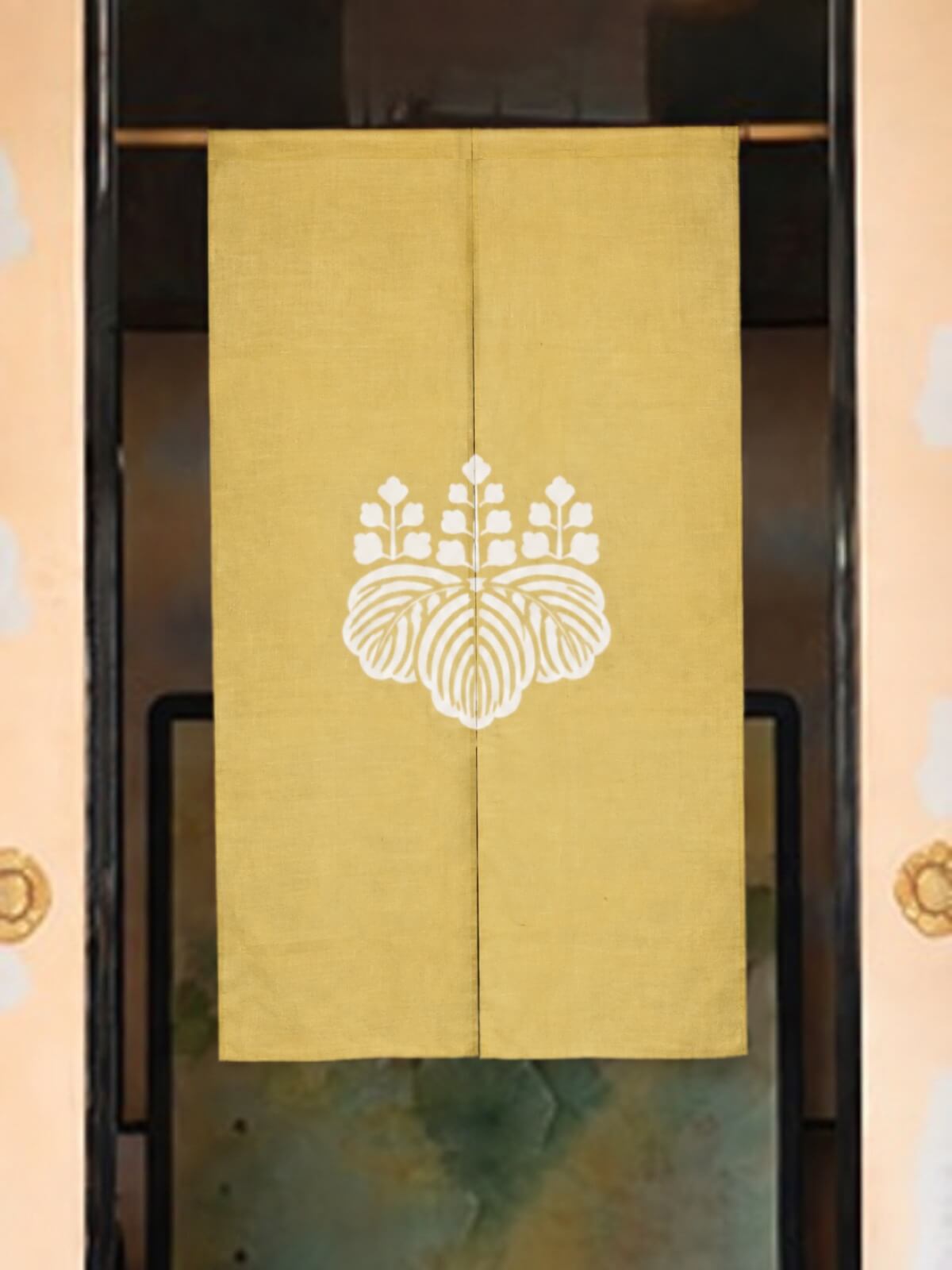 Linen Noren | Kamon(Crest) - kihadairo