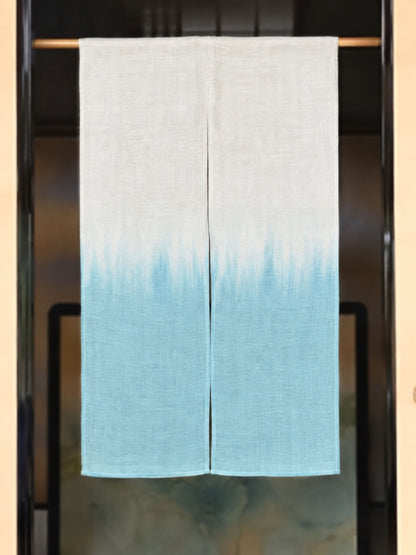 Linen Noren | Gradient - asagiiro