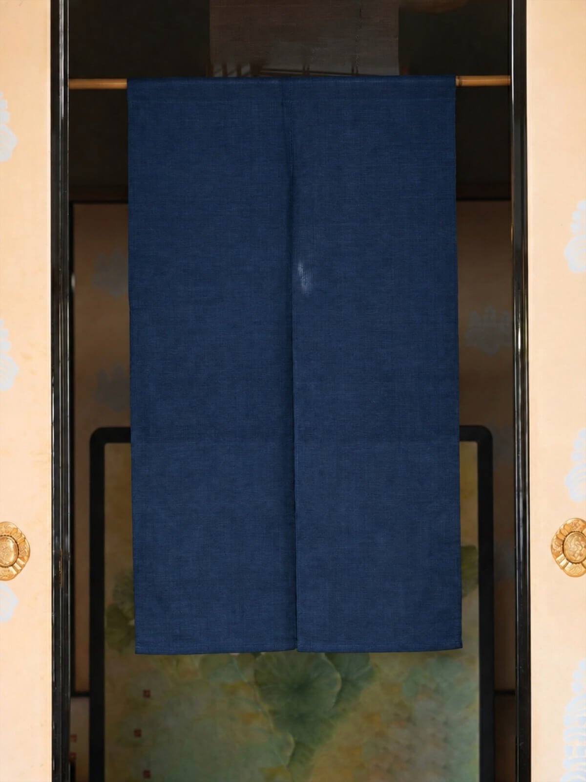 Linen Noren | Solid Color - aiiro