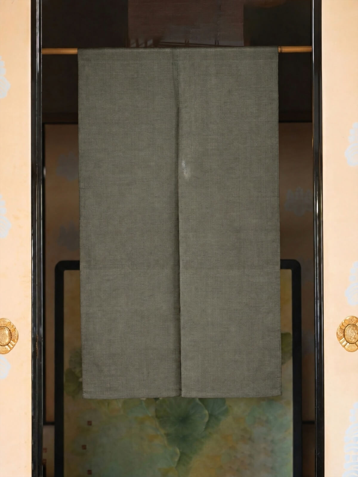 Linen Noren | Solid Color - rikyunezumi